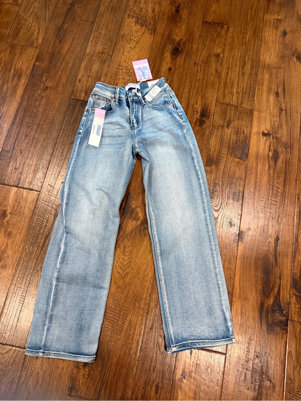 Wax Jean Light Blue Straight Leg Jeans